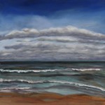 Sky Lake Sand oil on canvas 24 x 24 inches